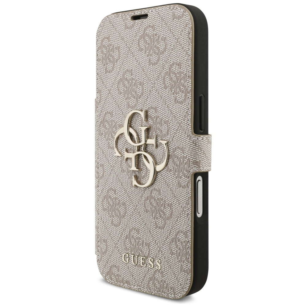 Guess Book 4G Metal Logo Case til iPhone 17 Pro - Pink