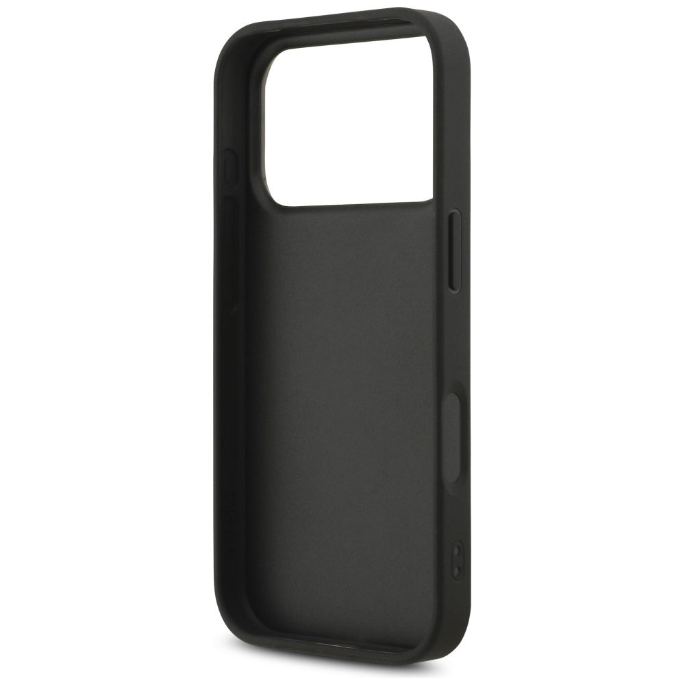 Guess Fixed Glitter Big 4G case for iPhone 17 Pro - black