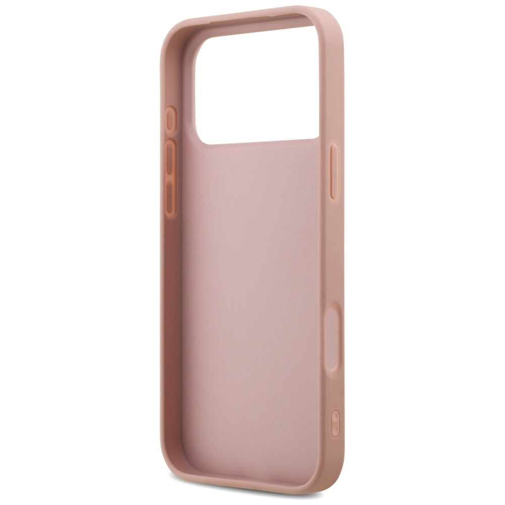 Guess Fixed Glitter Big 4G Case for iPhone 17 Pro Max - Pink
