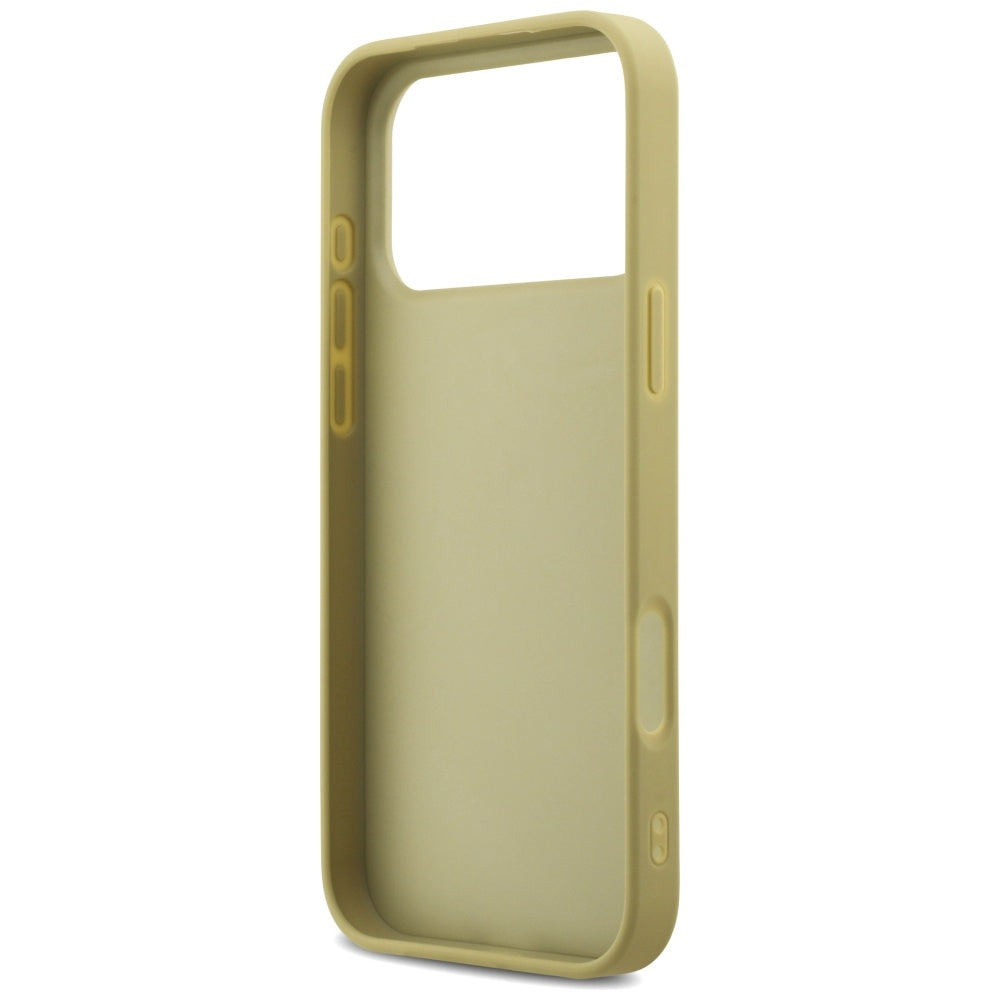 Guess Fixed Glitter Big 4G-hylster til iPhone 17 Pro Max - guld