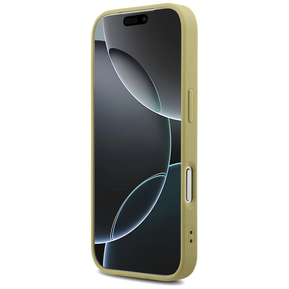Guess Fixed Glitter Big 4G-hylster til iPhone 17 Pro - guld