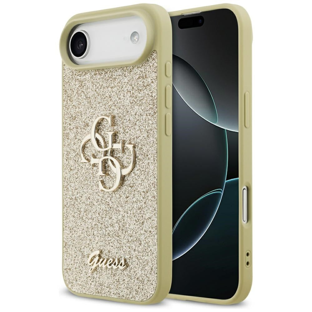 Guess Fixed Glitter Big 4G-kasse til iPhone Air - guld