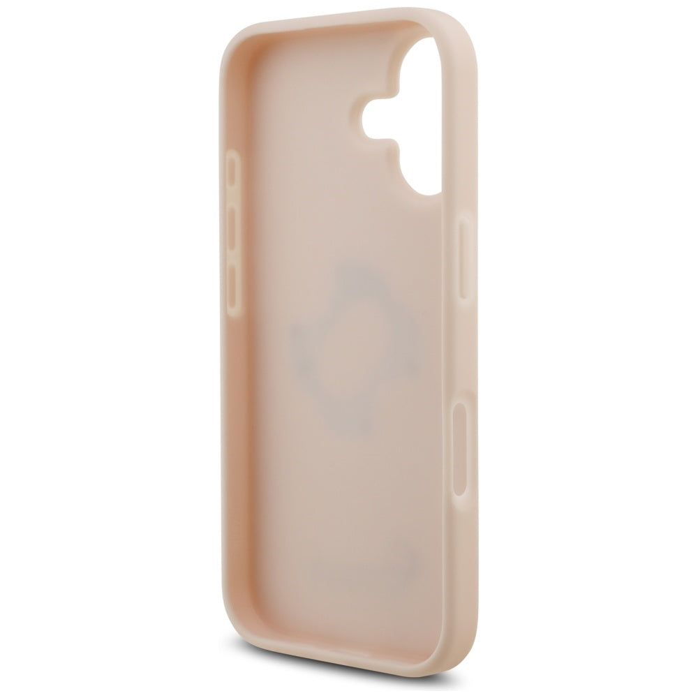 Guess Grained Big 4G & Classic Logo iPhone 17 Case - Pink