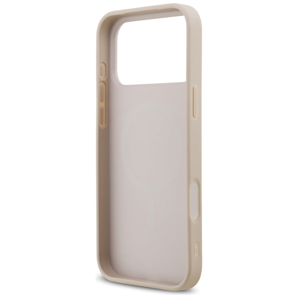 Guess Saffiano Classic Logo MagSafe Case til iPhone 17 Pro Max - Pink