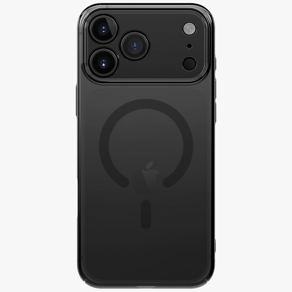 Uniq Airsuit Case til iPhone 17 Pro Max Magclick opladning - sort