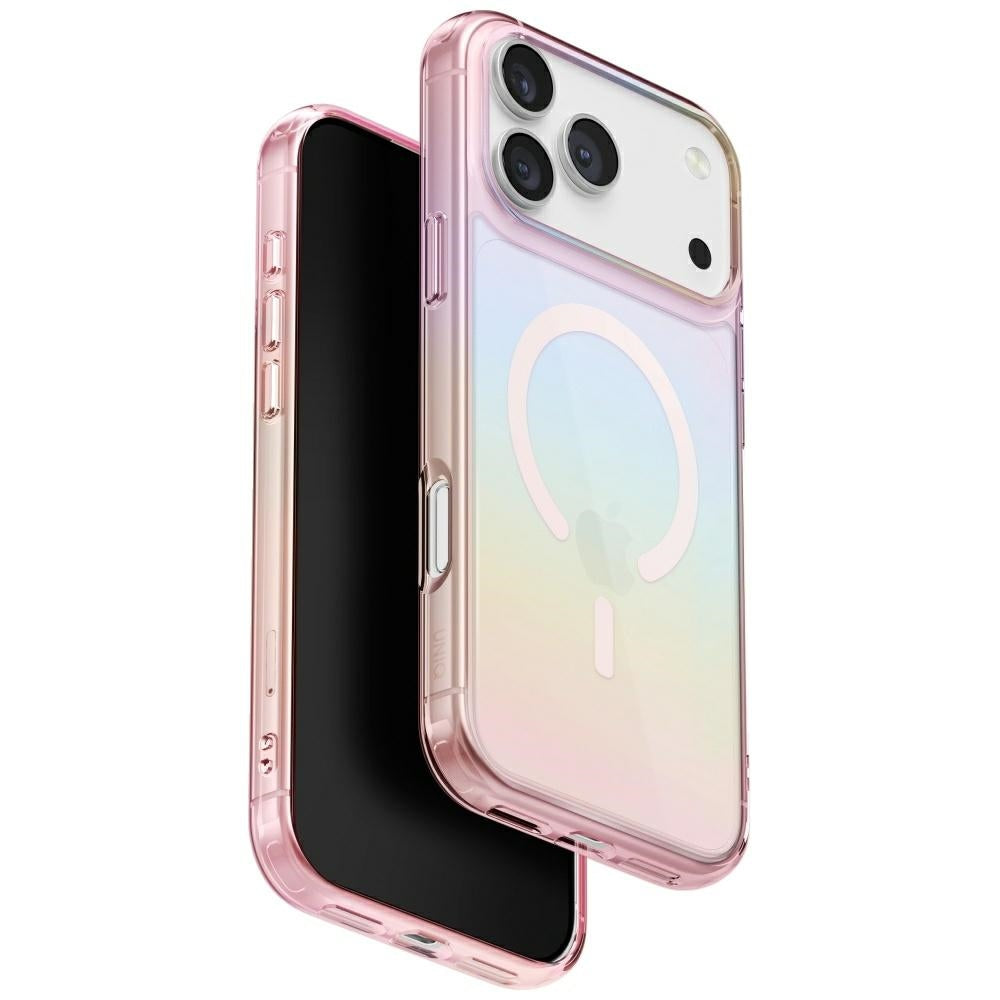 Uniq Iridescia Case til iPhone 17 Pro Magclick opladning - flerfarvet