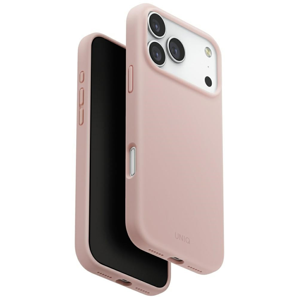 Uniq Lino iPhone 17 Pro Max Magclick opladningsfoder - Pink