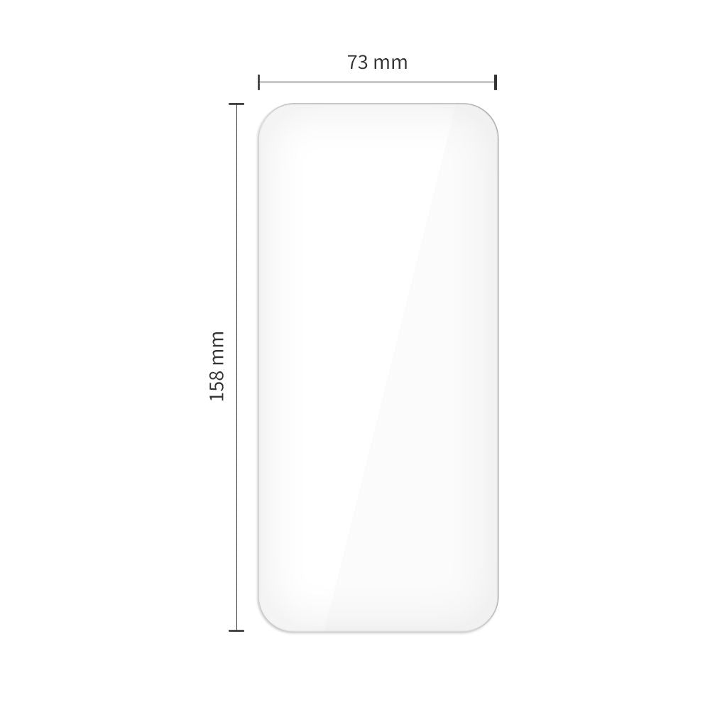 Tech-Protect Easy Set+ 3-pack hærdet glas til Samsung Galaxy S25 FE - gennemsigtigt