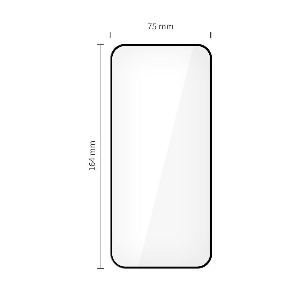 Tech-Protect Glass Fit+ 2-pakke hærdet glas til Xiaomi Redmi 15 4G / 5G - sort