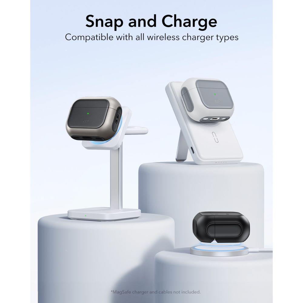 ESR Orbit HaloLock MagSafe case for AirPods Pro 3 - white