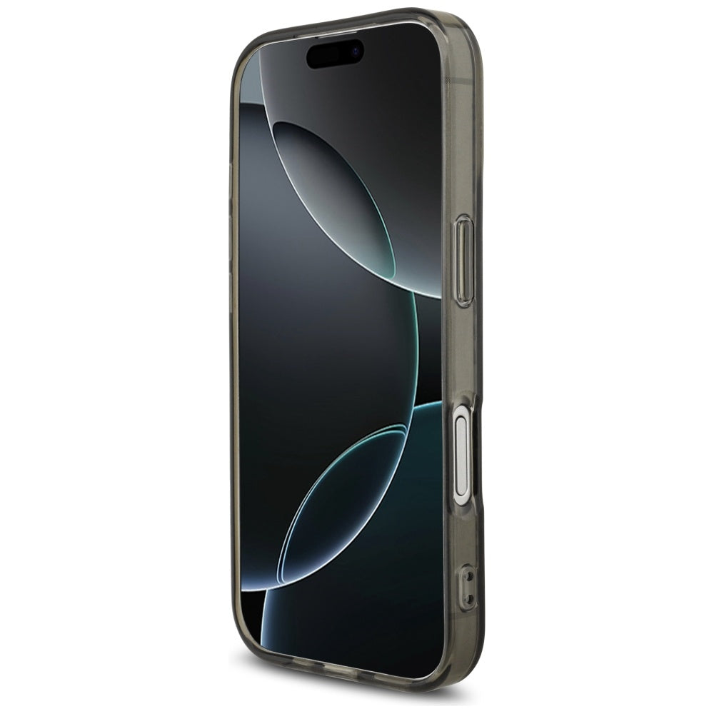 AMG Nauble Layer Transparent Smocked MagSafe Case til iPhone 17 - sort