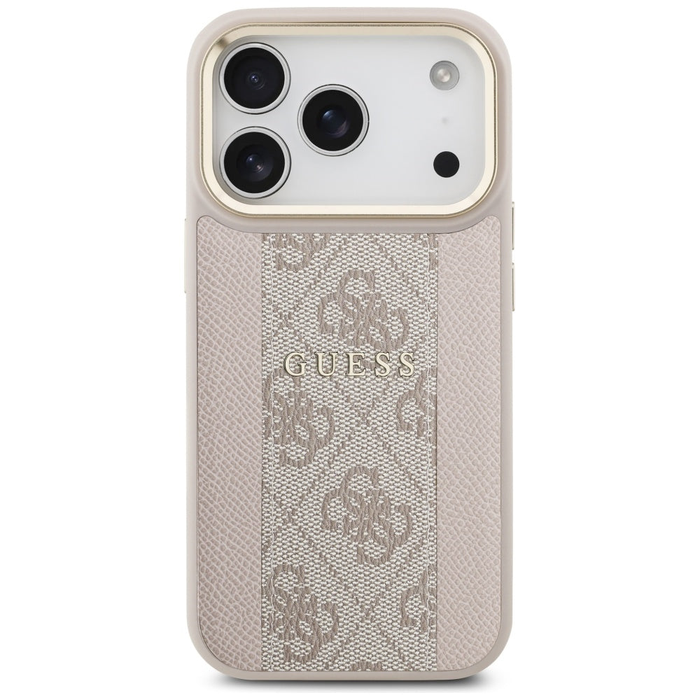 Guess 4G Stripe MagSafe Case til iPhone 17 Pro - Pink