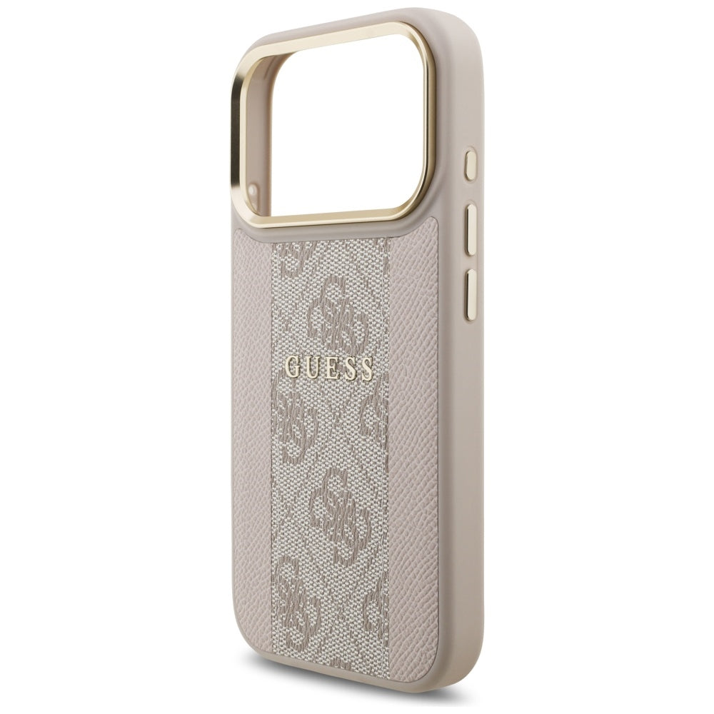 Guess 4G Stripe MagSafe Case for iPhone 17 Pro - Pink
