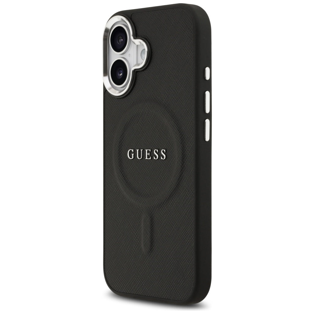 Guess Classic Logo MagSafe Case til iPhone 17 - sort