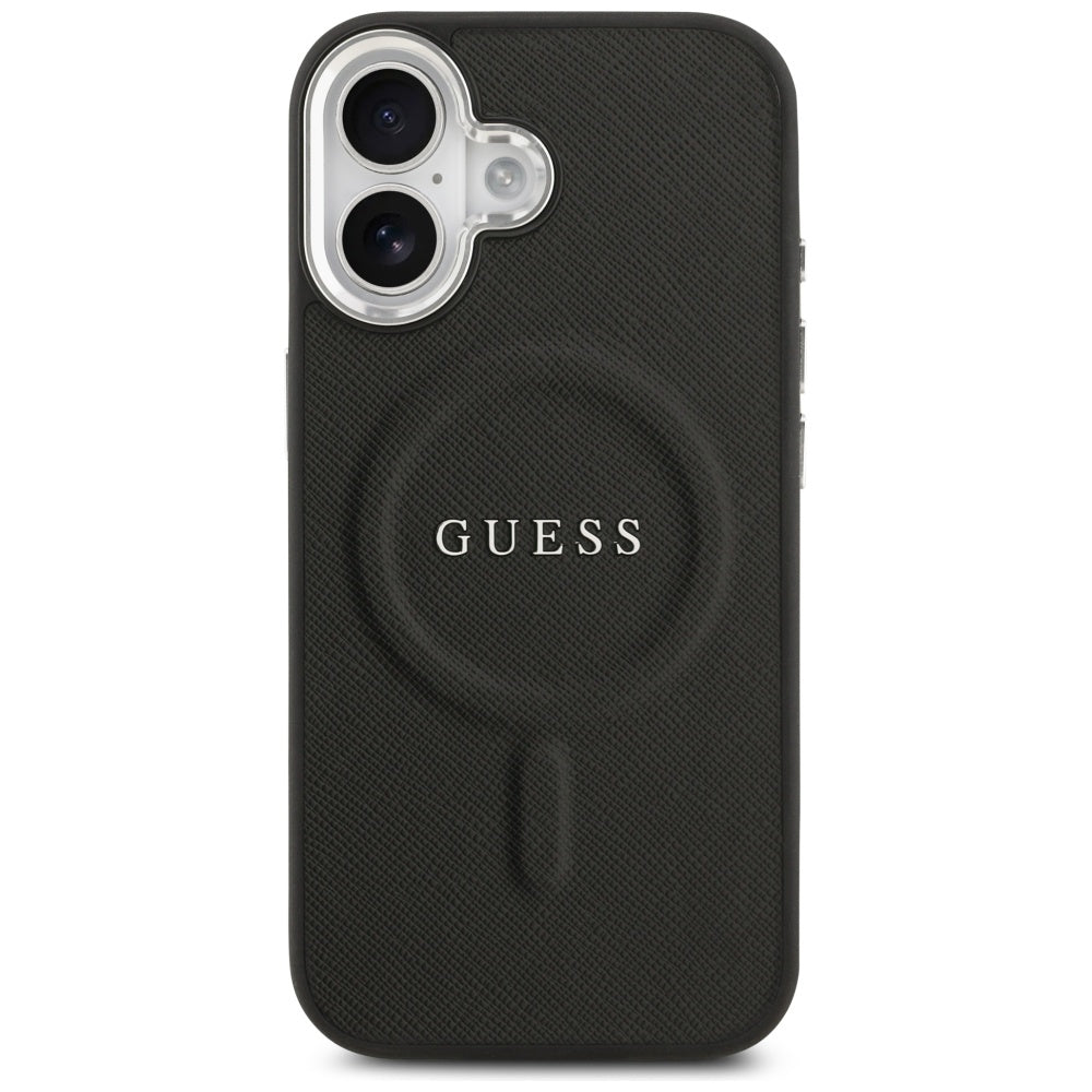 Guess Classic Logo MagSafe Case til iPhone 17 - sort