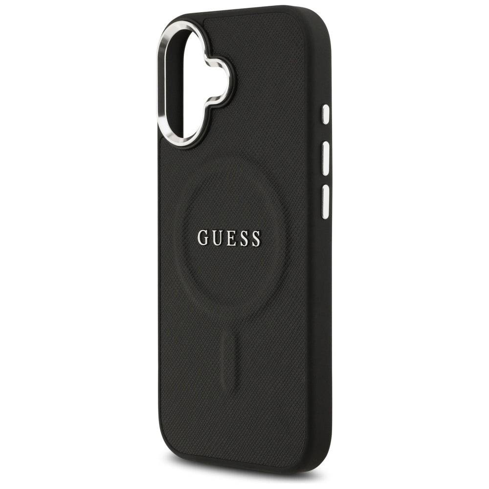 Guess Classic Logo MagSafe Case til iPhone 17 - sort