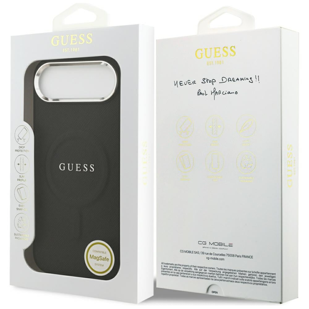 Guess Classic Logo MagSafe Case til iPhone Air - sort