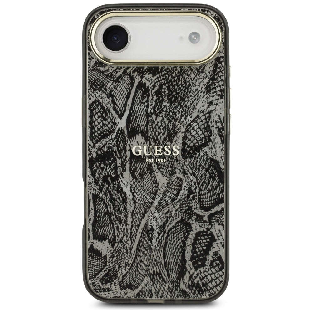 Guess Python Pattern MagSafe Case til iPhone Air - sort