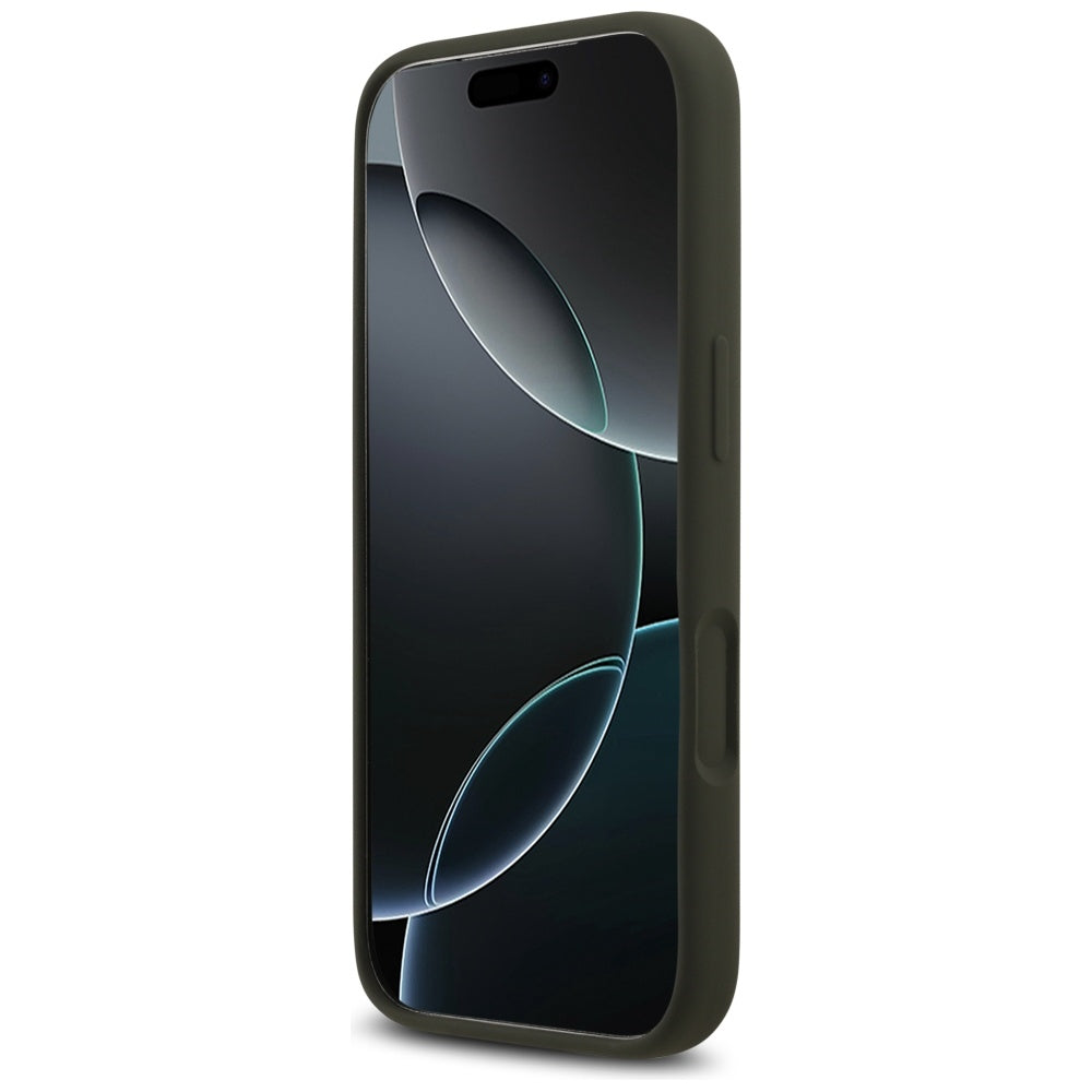 Guess Silicone Big 4G Script Case til iPhone 17 Pro Max - Grøn