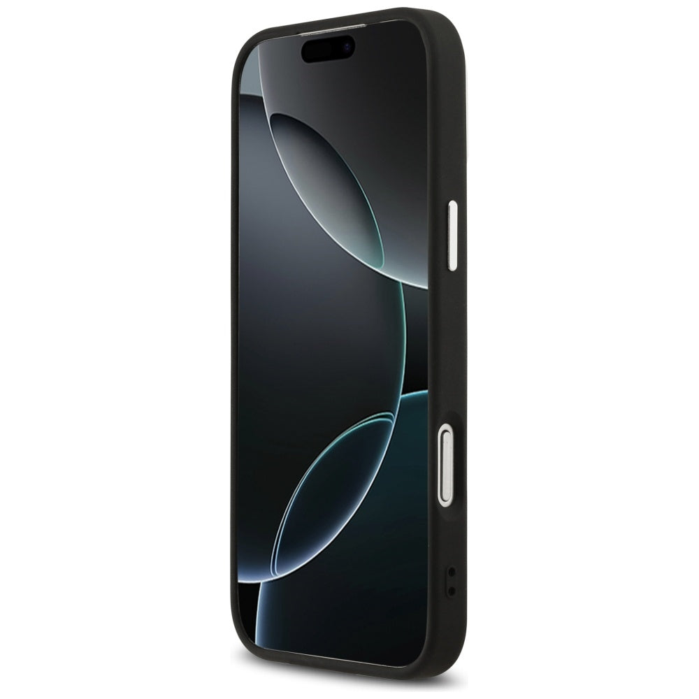 Guess Triangle Logo MagSafe Case til iPhone 17 Pro Max - sort