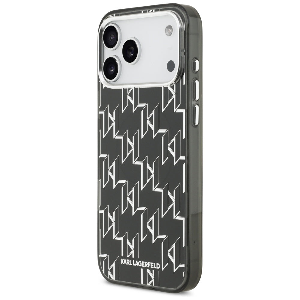 Karl Lagerfeld IML KL Monogram MagSafe Case til iPhone 17 Pro Max - sort