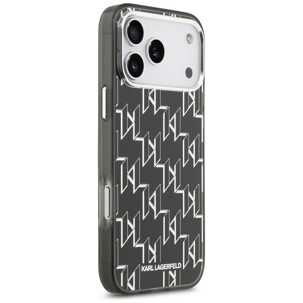 Karl Lagerfeld IML KL Monogram MagSafe Case til iPhone 17 Pro Max - sort