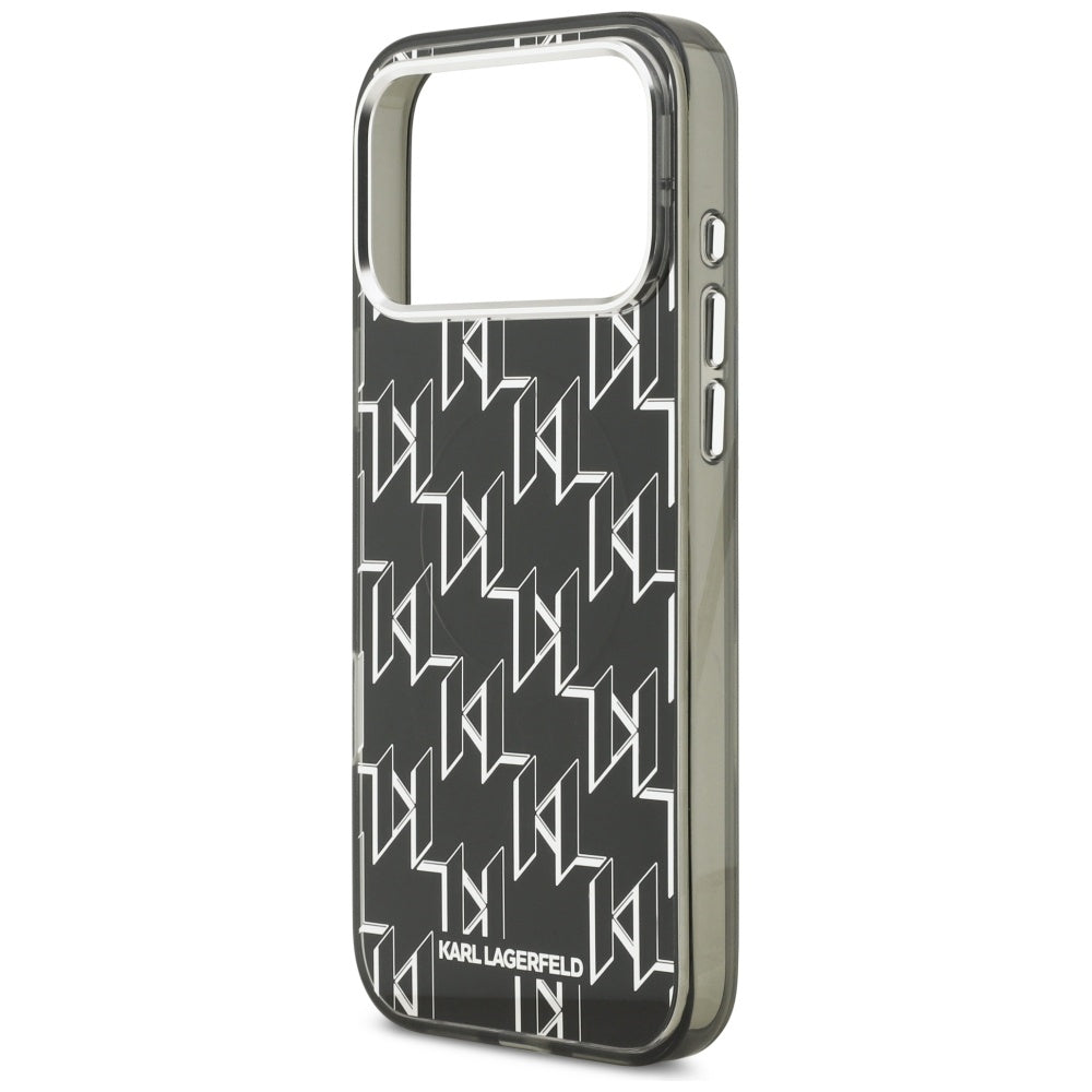 Karl Lagerfeld IML KL Monogram MagSafe Case til iPhone 17 Pro Max - sort