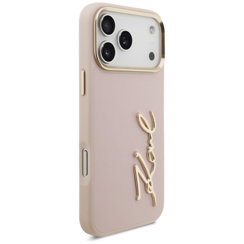 Karl Lagerfeld Karl Script Logo Case til iPhone 17 Pro Max - Pink