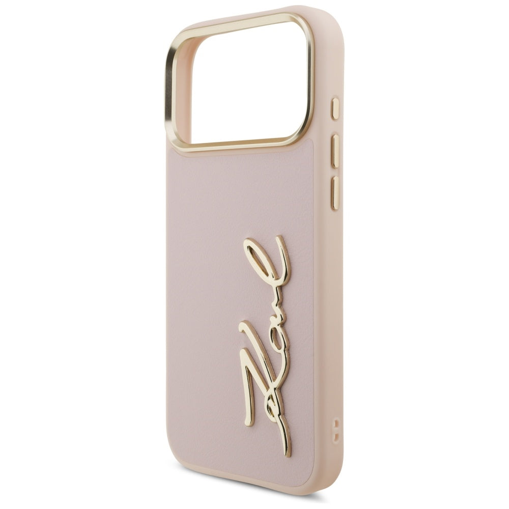 Karl Lagerfeld Karl Script Logo Case til iPhone 17 Pro Max - Pink