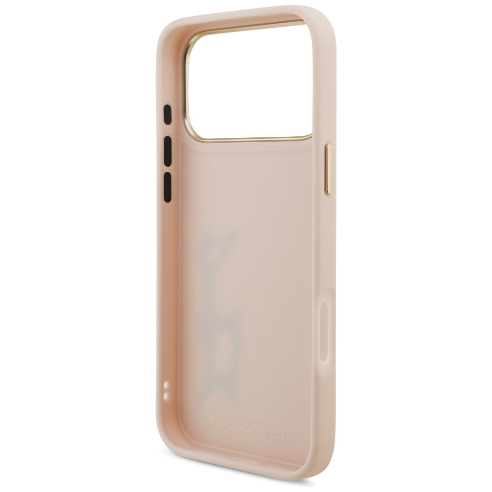 Karl Lagerfeld Karl Script Logo Case til iPhone 17 Pro Max - Pink