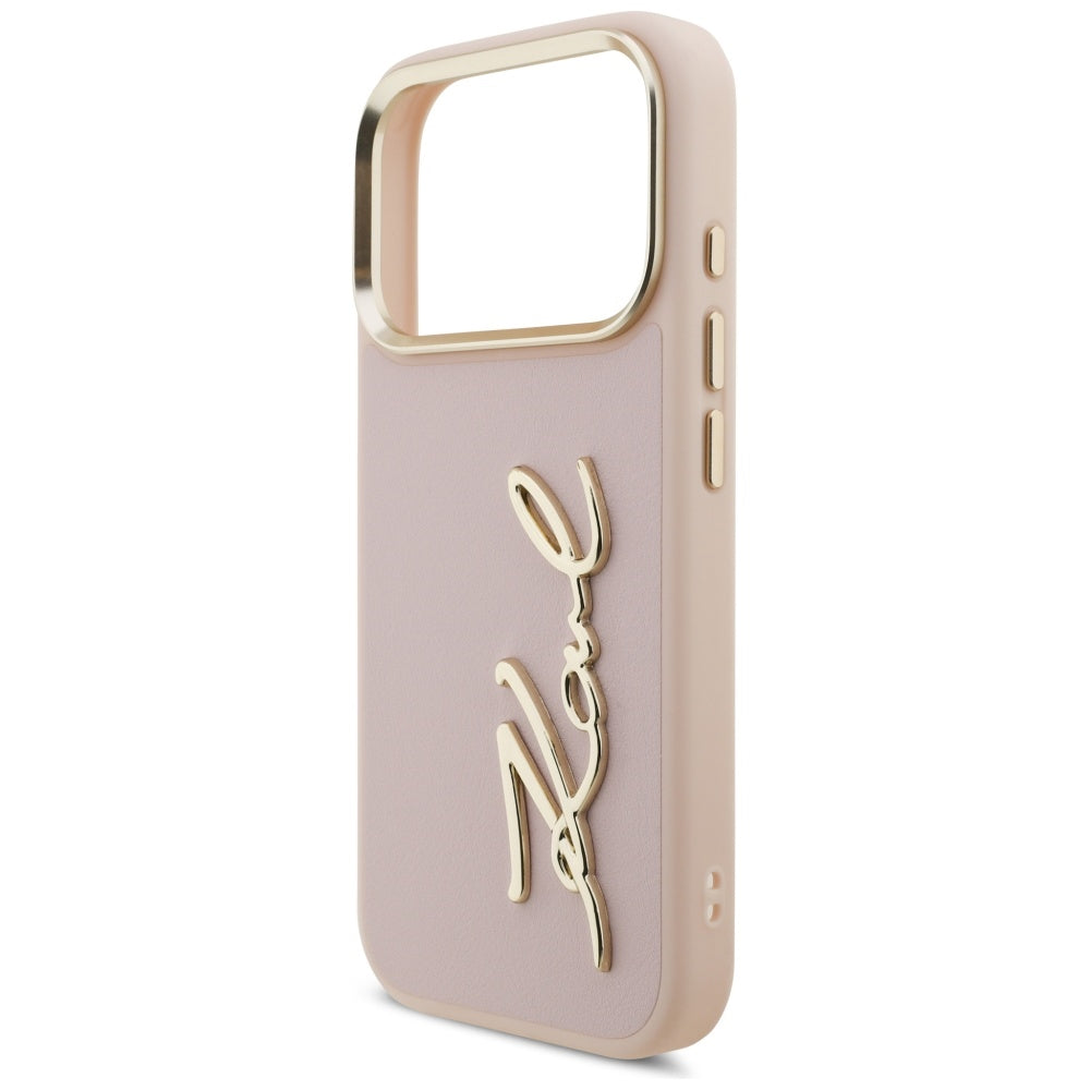 Karl Lagerfeld Karl Script Logo iPhone 17 Pro Case - Pink