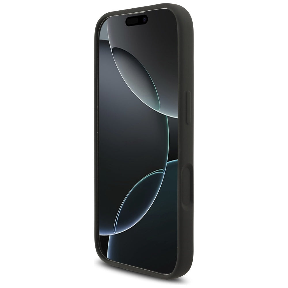 Karl Lagerfeld Silicone Karl & Choupette Ring MagSafe Case til iPhone 17 - sort