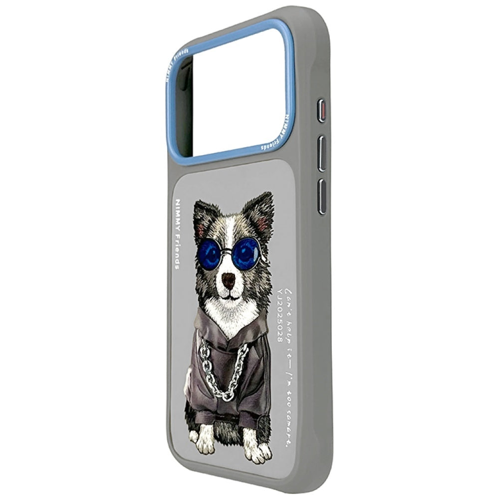 Nimmy Glasses Cool Nag Case for iPhone 17 Pro Max - Gray