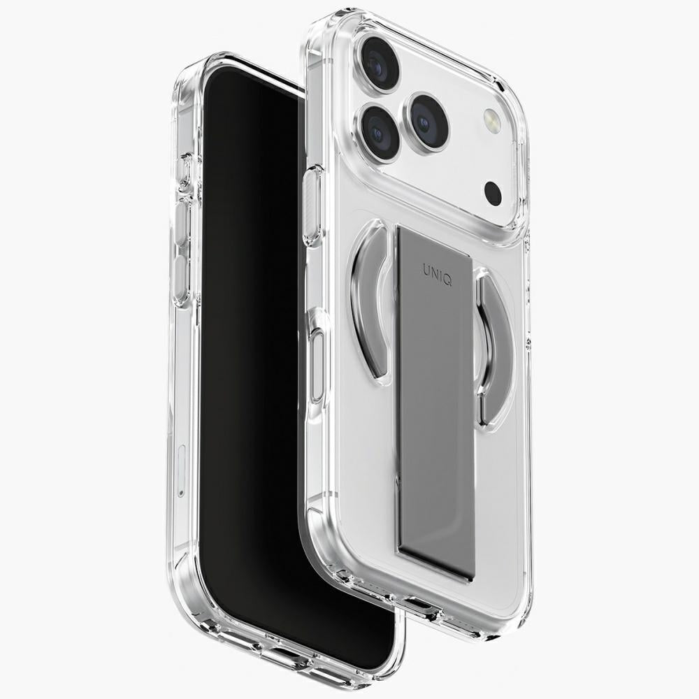 Uniq Heldro Air Case til iPhone 17 Pro Magclick opladning - gennemsigtig