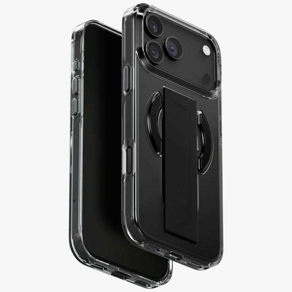 Uniq Heldro Air Case til iPhone 17 Pro Max Magclick opladning - sort