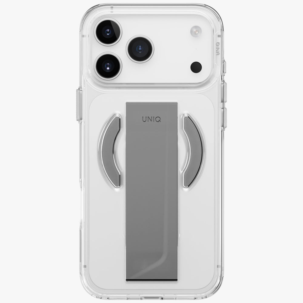 Uniq Heldro Air Case til iPhone 17 Pro Max Magclick opladning - gennemsigtig