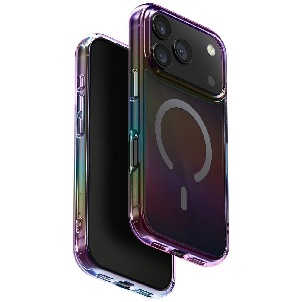 Uniq Iridescia Case til iPhone 17 Pro Magclick opladning - flerfarvet
