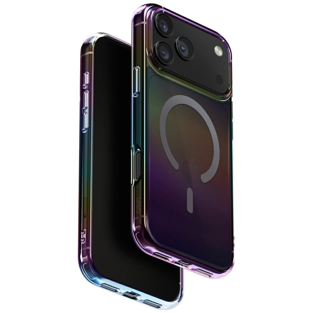 Uniq Iridescia Case til iPhone 17 Pro Max Magclick opladning - flerfarvet