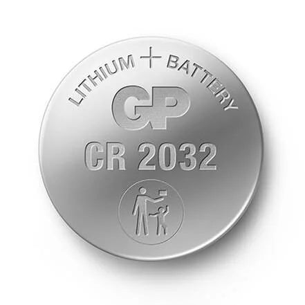 Knapcellebatteri CR2032 Litium 2-Pak