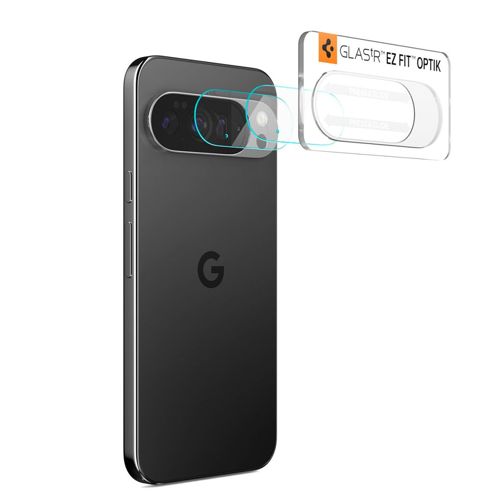 Spigen Optik Glas.tR Camera Cover 2-pack til Google Pixel 10 Pro XL - Clear