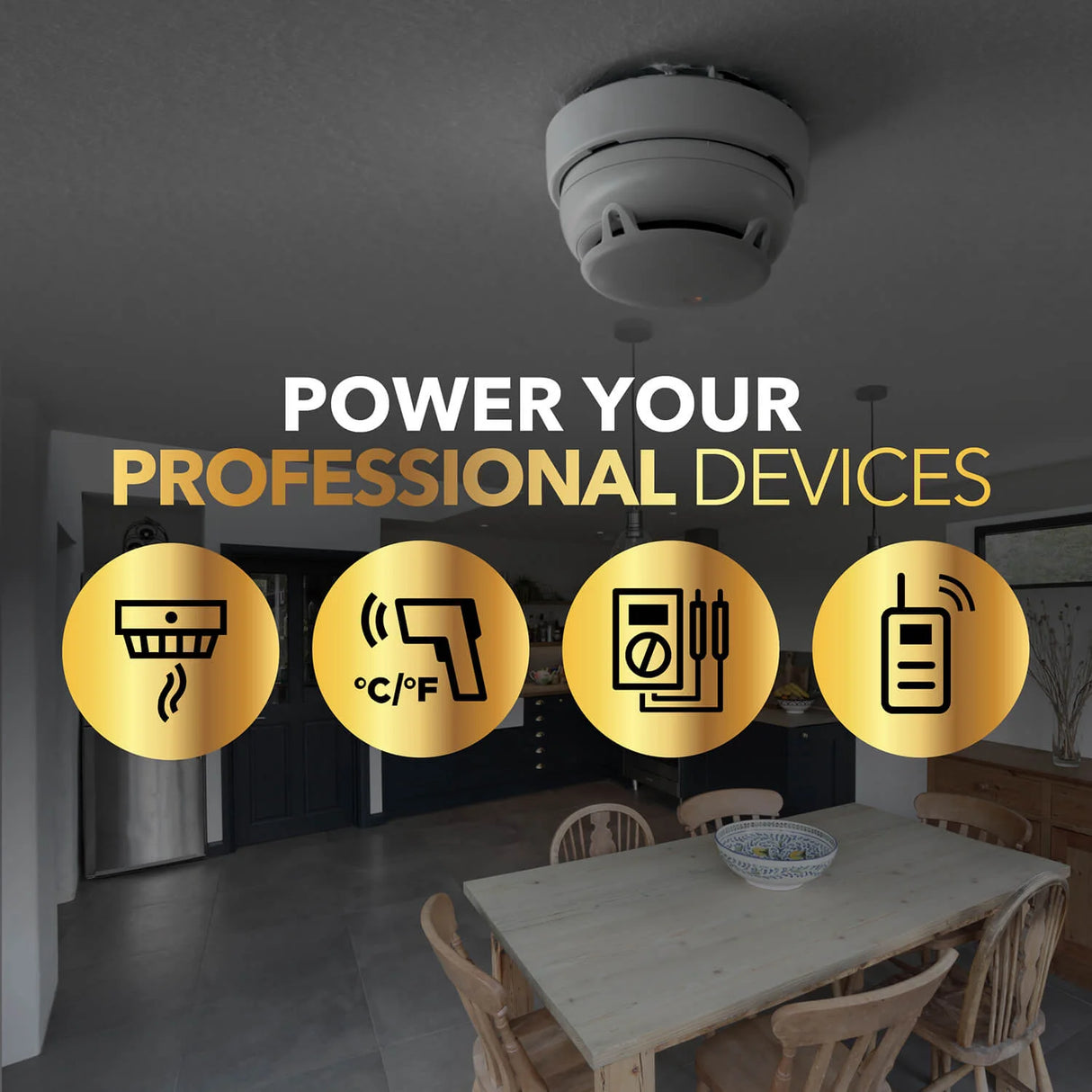 Batteri 9V Litium 1-Pak