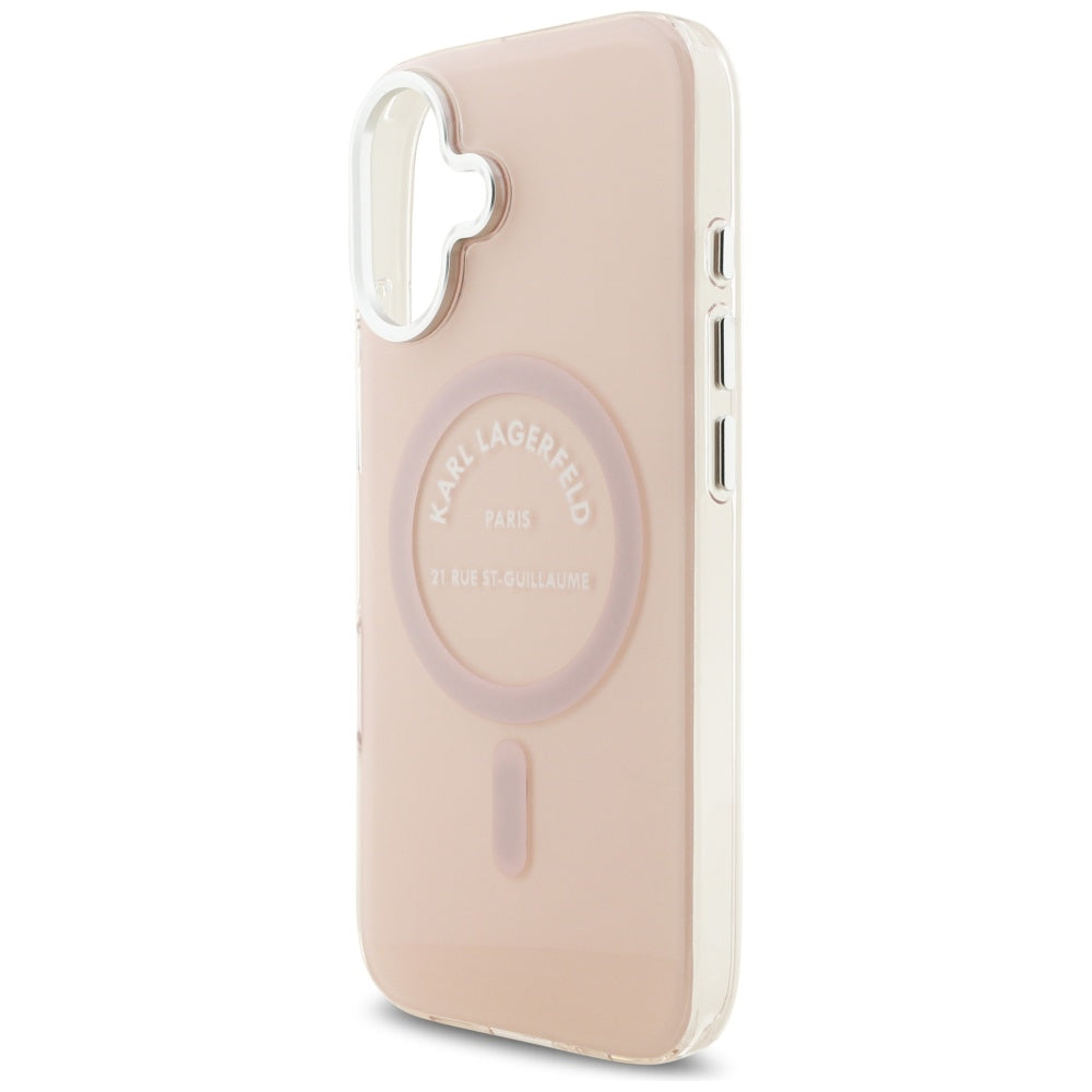 Karl Lagerfeld IML Karl RSG Logo MagSafe Case til iPhone 17 - Pink