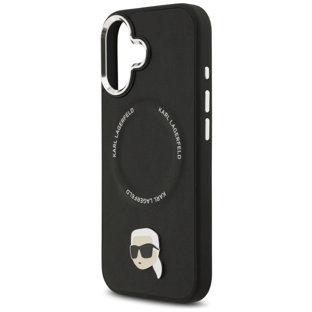 Karl Lagerfeld Karl Pin MagSafe Case til iPhone 17 - sort