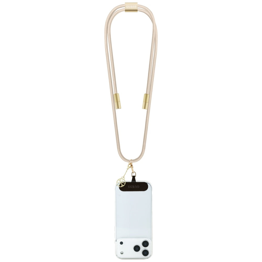 Guess CBDY 4G Charm USB-C / USB-C Cable 150cm - Beige