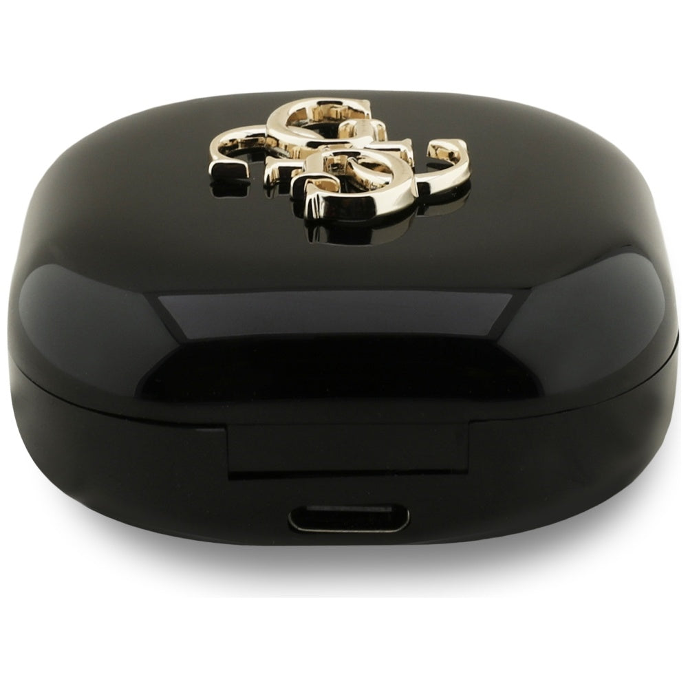 Guess 4G Metal Logo TWS trådløse hovedtelefoner - sort