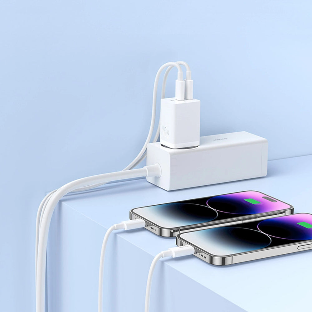 Baseus GaN5 Pro 40W 2xUSB-C Wall Charger - White