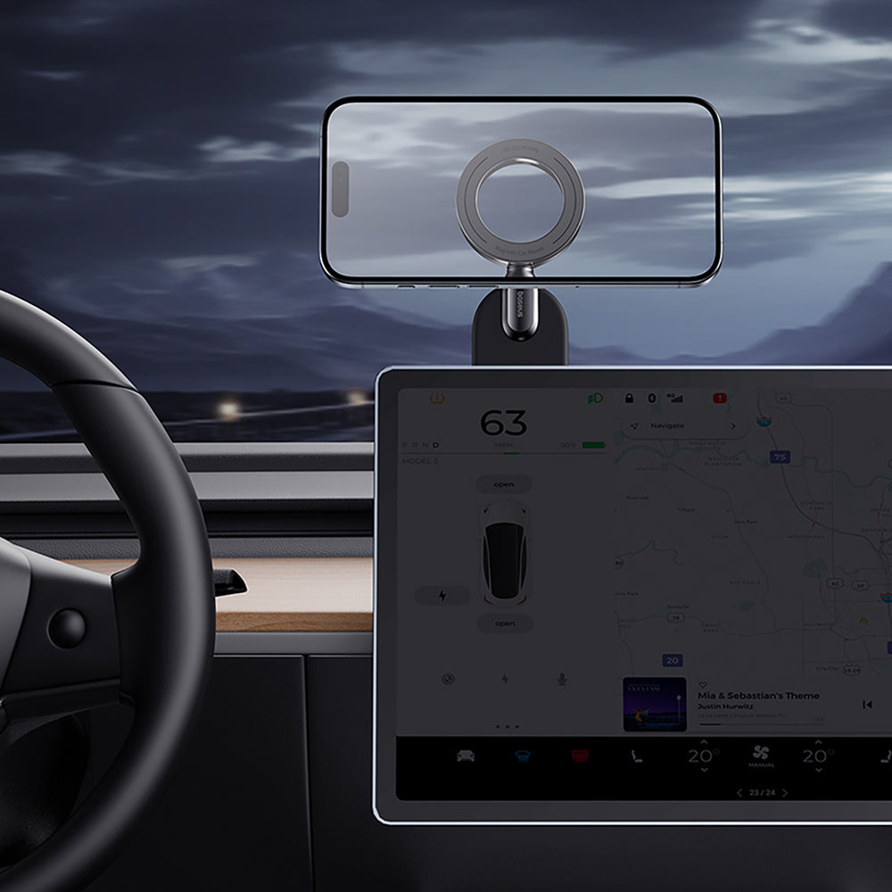 Baseus C02 Go Series MagSafe Kompatibel Dashboard Mount - sort