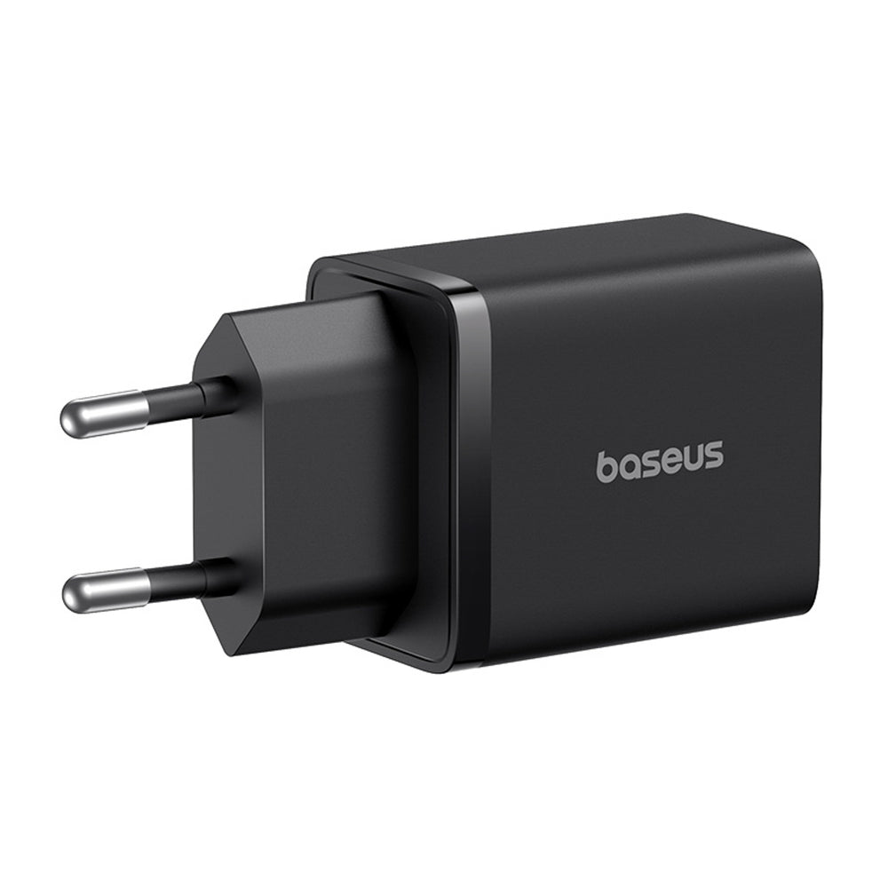 Baseus Cube Pro 30W USB-C USB-A Wall Charger - sort