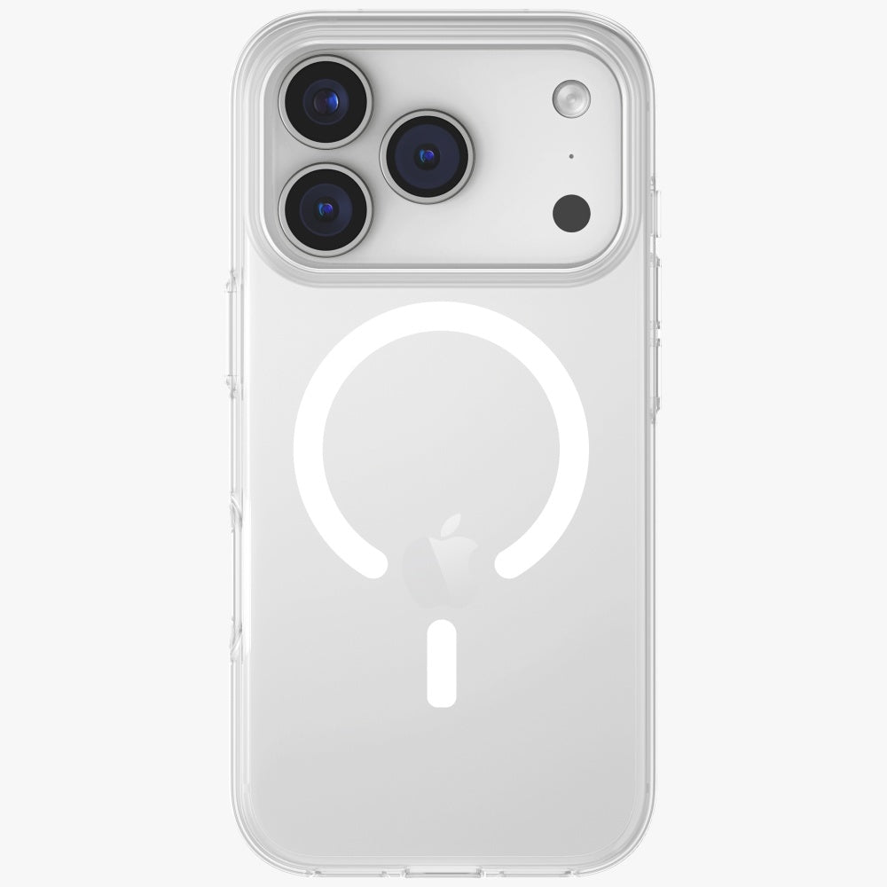 Uniq Clario Magclick opladningsfodral til iPhone 17 Pro - gennemsigtig
