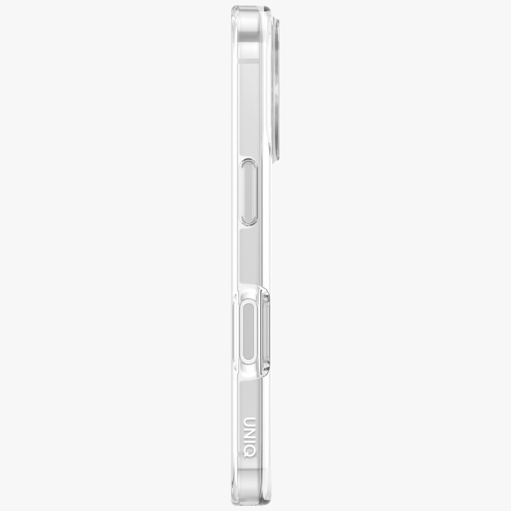 Uniq Clario Magclick opladningsfodral til iPhone 17 Pro - gennemsigtig